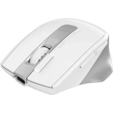 Мышь A4Tech Fstyler FG45CS Air2 оптическая, беспроводная, USB, белый/серебристый [fg45cs air2 usb (silver white)]