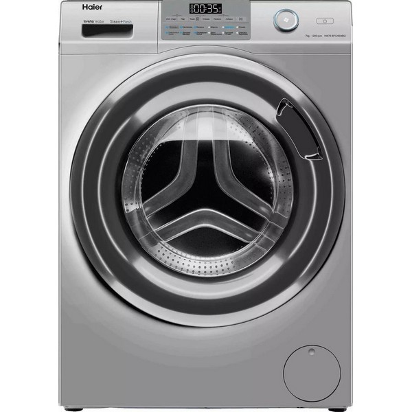 Стиральная машина Haier HW70-BP12959BSE фронтальная 7 кг серебристый